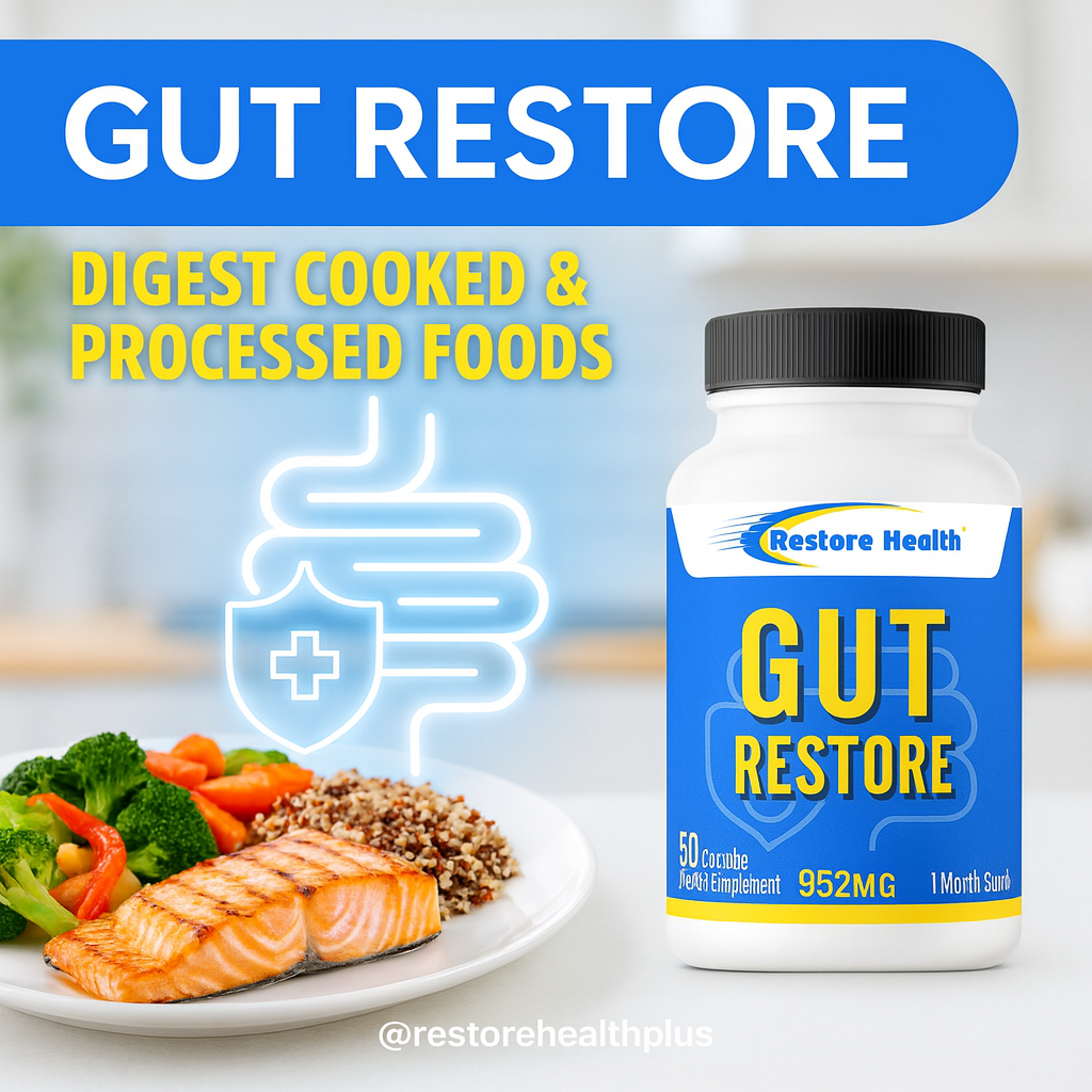 Gut Restore: Daily Digestive Support for Cooked & Processed Foods ...